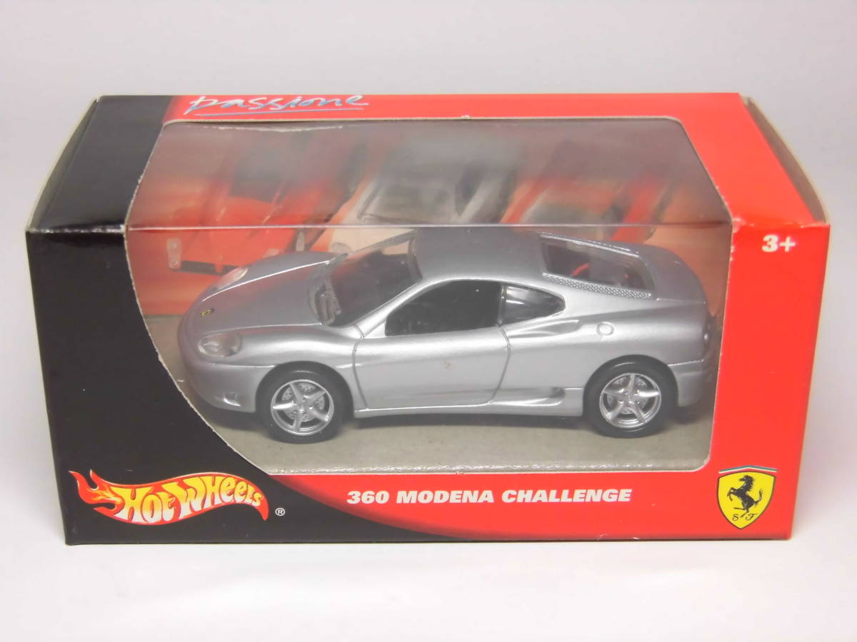 ホットウィール 1/43 フェラーリ 360 モデナ チャレンジ シルバー Hot