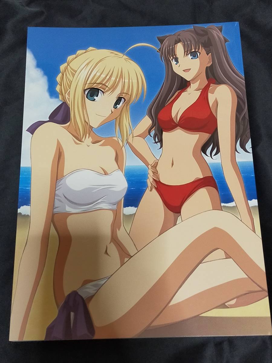 CLUB40 石原恵 】Fate/stay night 修正原画集 同人誌 セイバー 凛 桜