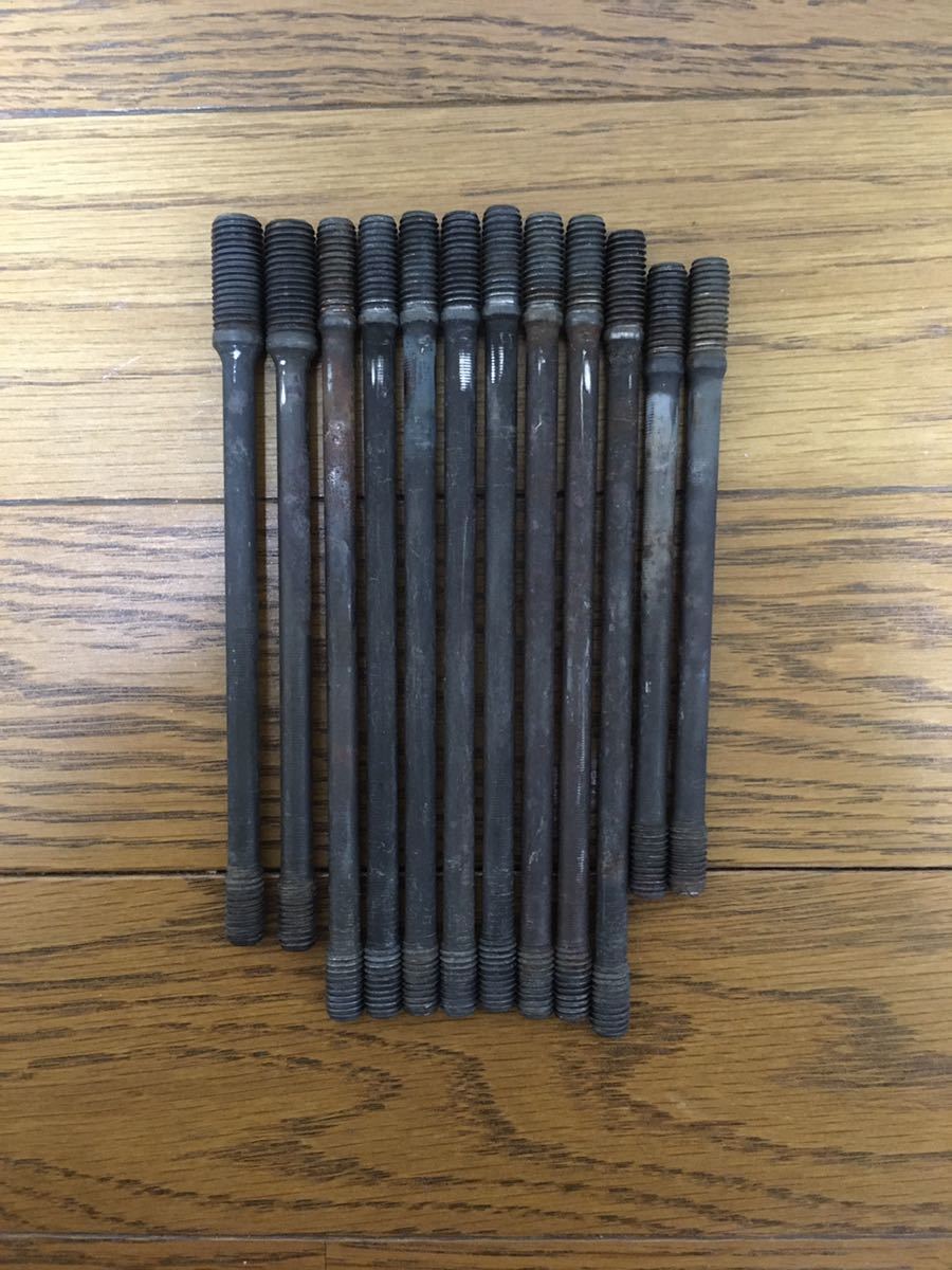 Cb400f ヨンフォア ホンダ純正中古品 シリンダースタッドボルト 1台分 12本セット Cb Gs Xj Z Cb350f ホンダ の落札情報詳細 ヤフオク落札価格情報 オークフリー スマートフォン版