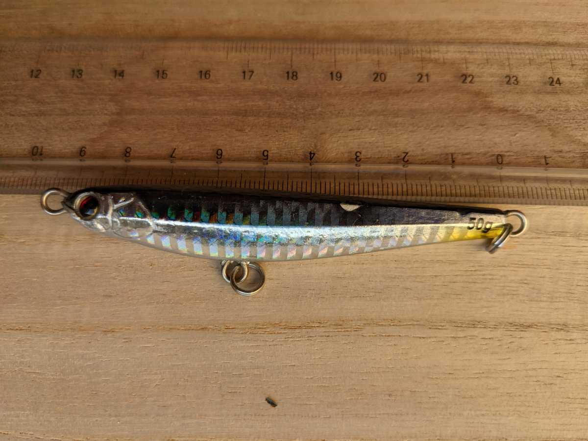 ジグミノー 50グラム 青物 ヒラメ シーバス サクラマス の落札情報詳細 ヤフオク落札価格情報 オークフリー スマートフォン版