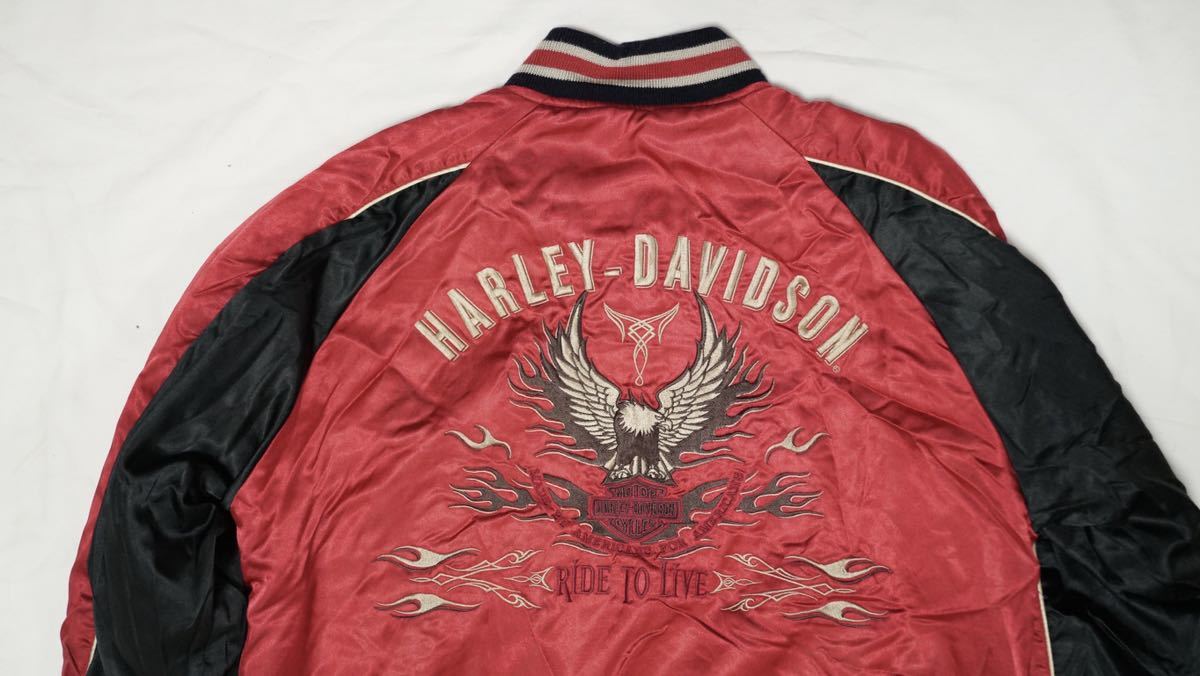 ハーレーダビットソン スカジャン Lサイズ 120周年記念レザーベスト
