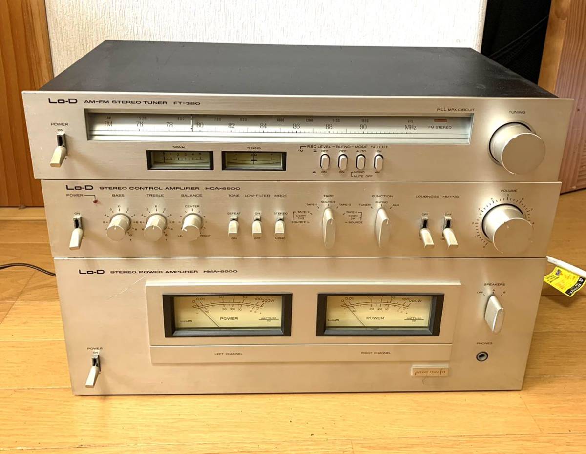 動作確認済み セットで ローディー Lo-D HCA-6500 プリアンプ