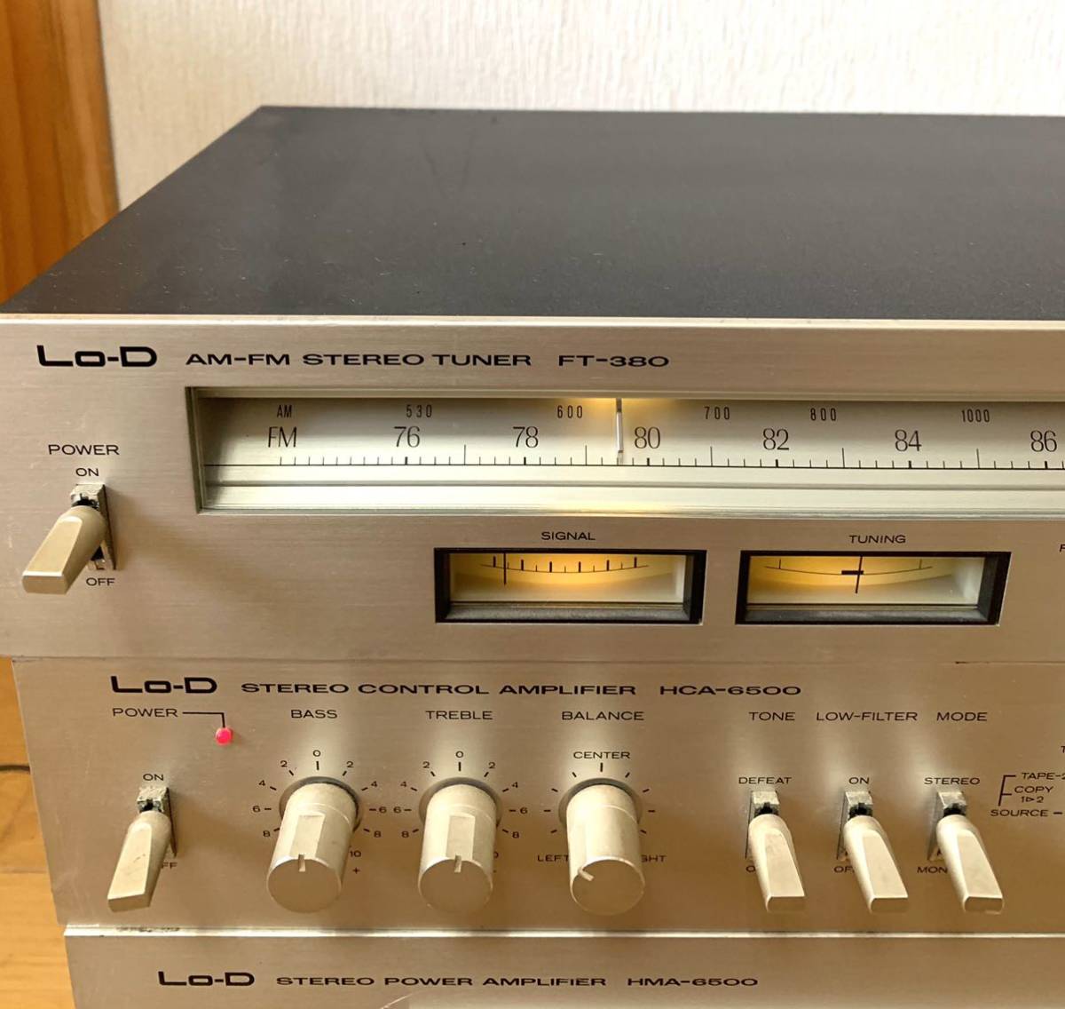 Lo-D HCA-6500ステレオコントロールアンプ 【公式通販】