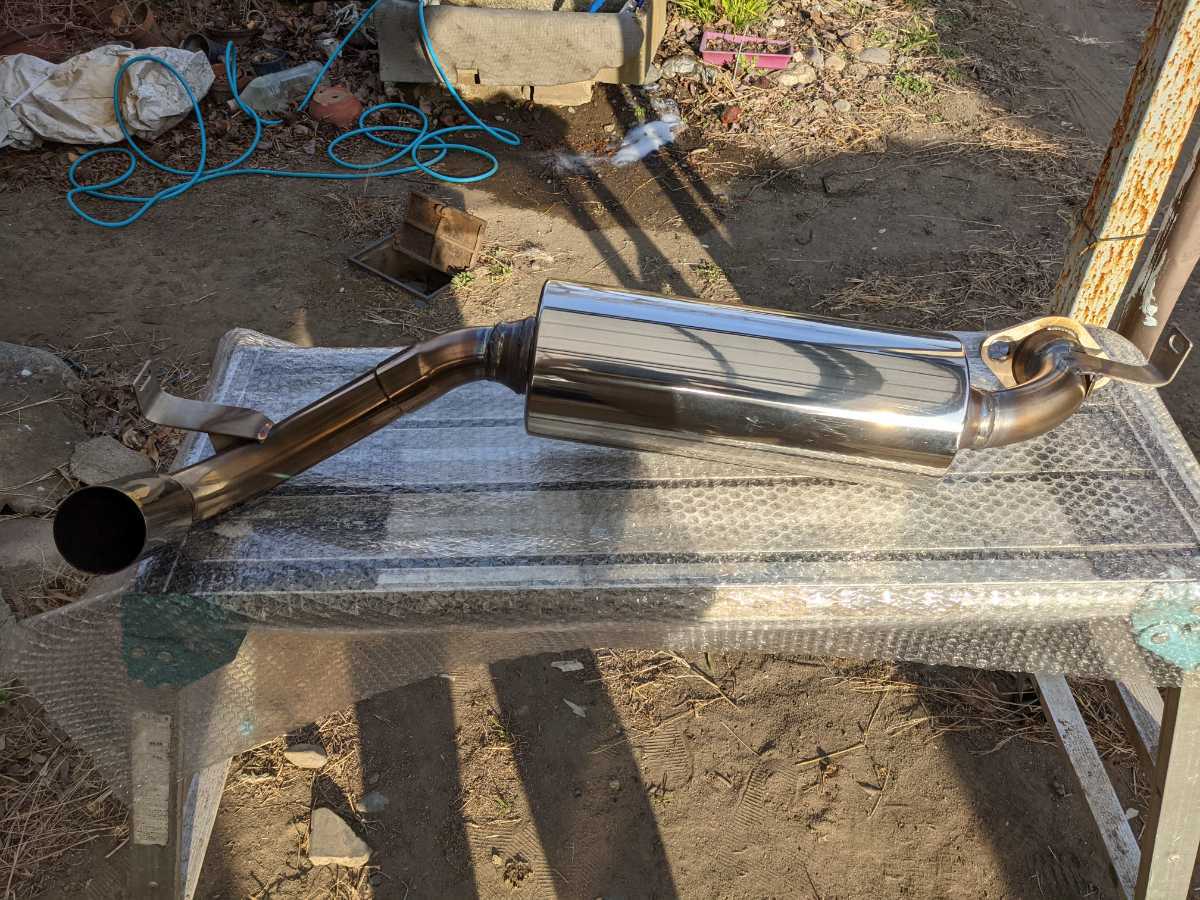 三菱アイ用ウィルズウィン？社外マフラー 三菱アイ用WirusWin