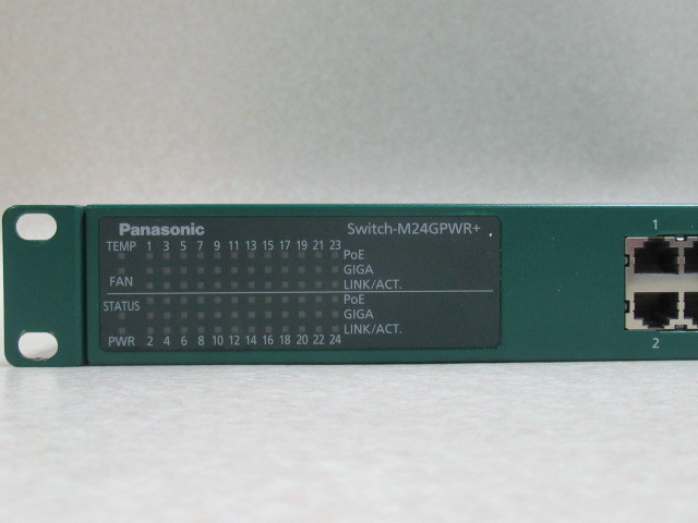 Switch-M24GPWR+ パナソニック PoE給電スイッチングハブ