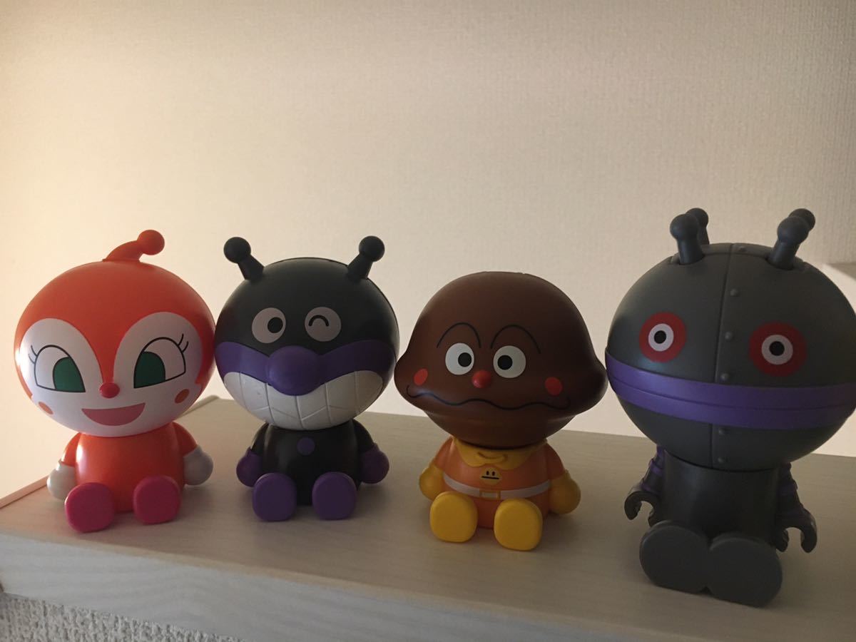 アンパンマン おっきなマスコット コンプリート だだんだん メロンパンナちゃん カレーパンマン バイキンマン の落札情報詳細 ヤフオク落札価格情報 オークフリー スマートフォン版