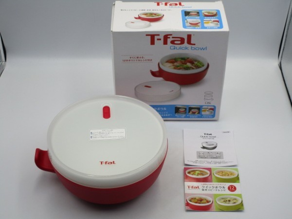 新品 開封済み 未使用品 T Fal Quick Bowl ティファール クイックボウル レッド K20301 調理器具 電子レンジ専用 Up60a B11 M46 の落札情報詳細 ヤフオク落札価格情報 オークフリー スマートフォン版