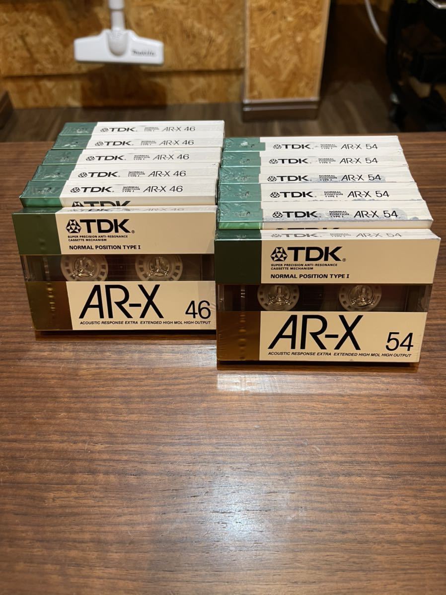 カセットテープ TDK AR-X46G 6本 AR-X54G 6本 合計12本 セット カセットテープ TDK AR-X46G 6本 AR-X54G 6本 合計12本 セット