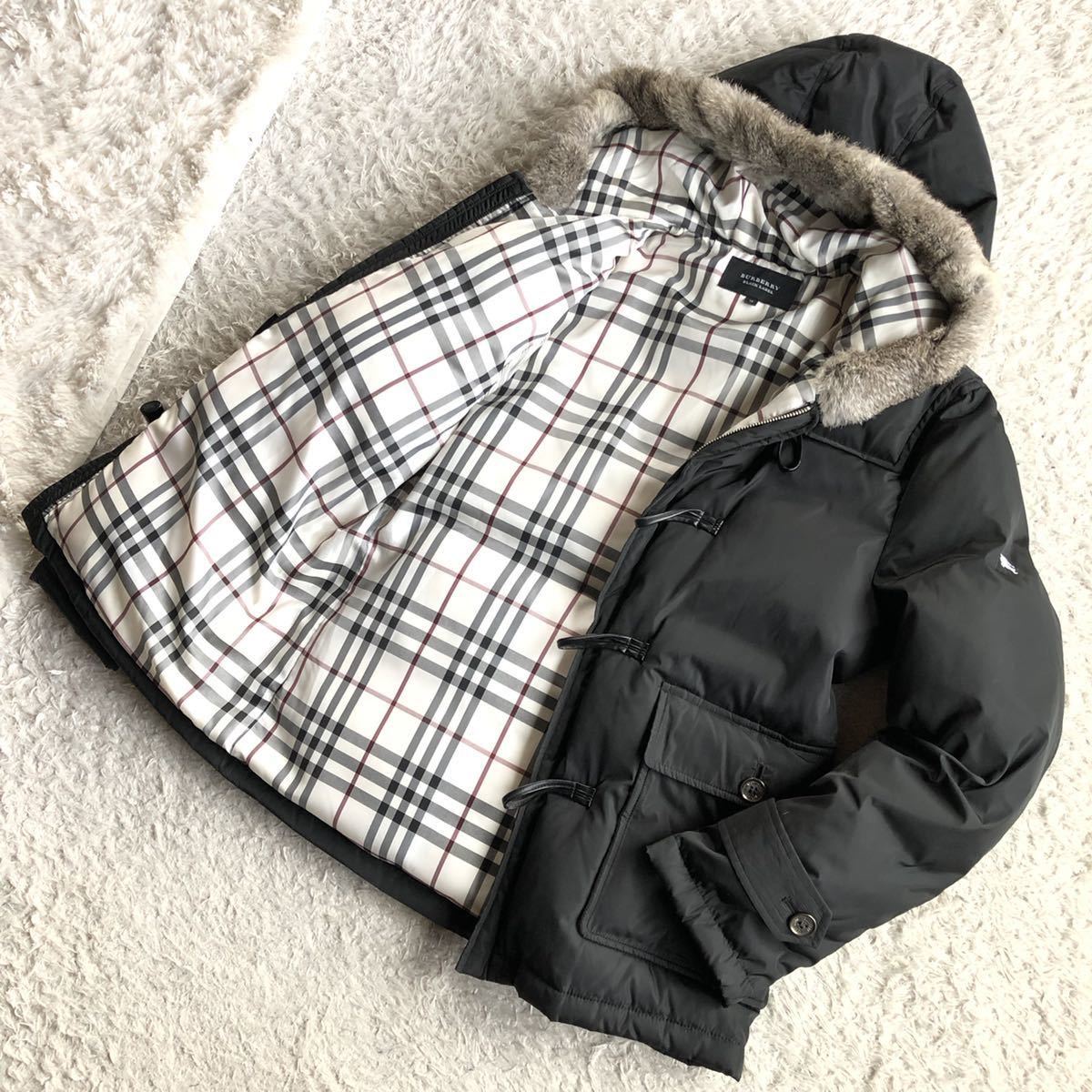 BURBERRY BLACK LABEL ダウンジャケット Lサイズ ホワイト バーバリーブラックレーベル ホワイト ダウンジャケット LLサイズ