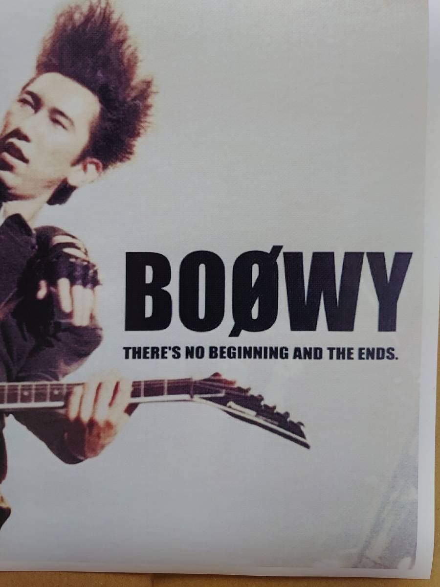 新品】貴重 ツーショット BOOWY ミニポスター A4サイズ 氷室京介 布袋