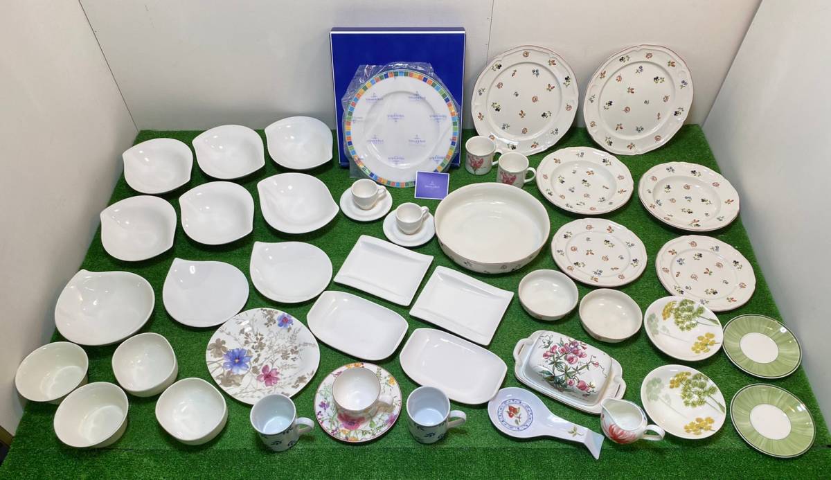 villeroy&boch 廃盤皿セット villeroy&boch廃盤皿セット ビレロイ&ボッホ プレート大小2枚