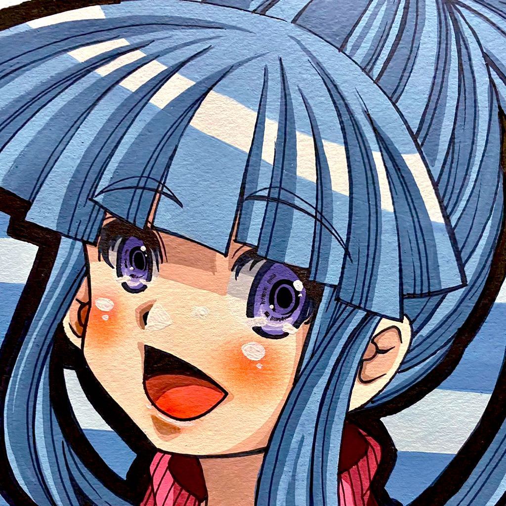 新品】○同人手描きイラスト○ひぐらしのなく頃に 古手梨花 体操服