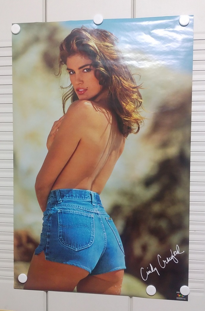 大判サイズ 外人美女 シンディ クロフォード ポスター 貴重 セクシーモデル の落札情報詳細 ヤフオク落札価格情報 オークフリー スマートフォン版