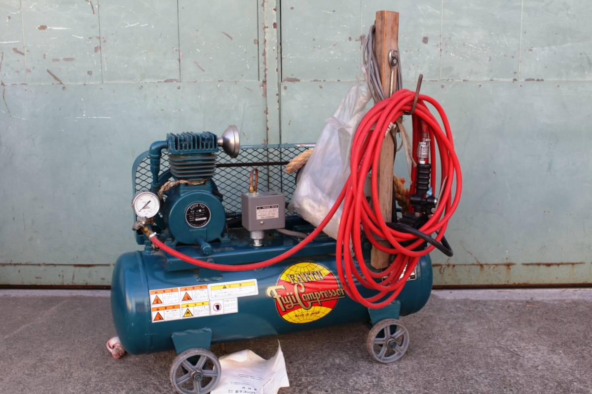 小型 コンプレッサー 100v 小型往復空気圧縮機 富士コンプレッサー製作所