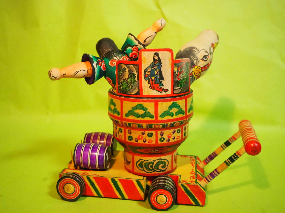 津軽 北山盛治 こけし だるま絵 高さ54.5cm