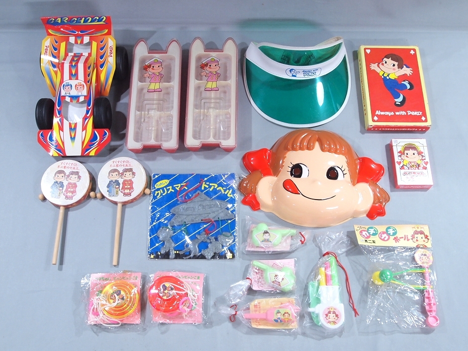 古い 不二家 ペコちゃん グッズ 大量セット Always with Peko カー