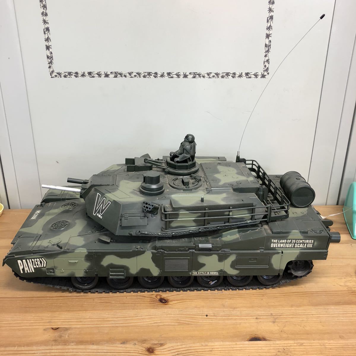 k3-2 ジャンク品 ラジコン 大型 戦車 WS-5 No：3088 本体のみ 緑 迷彩