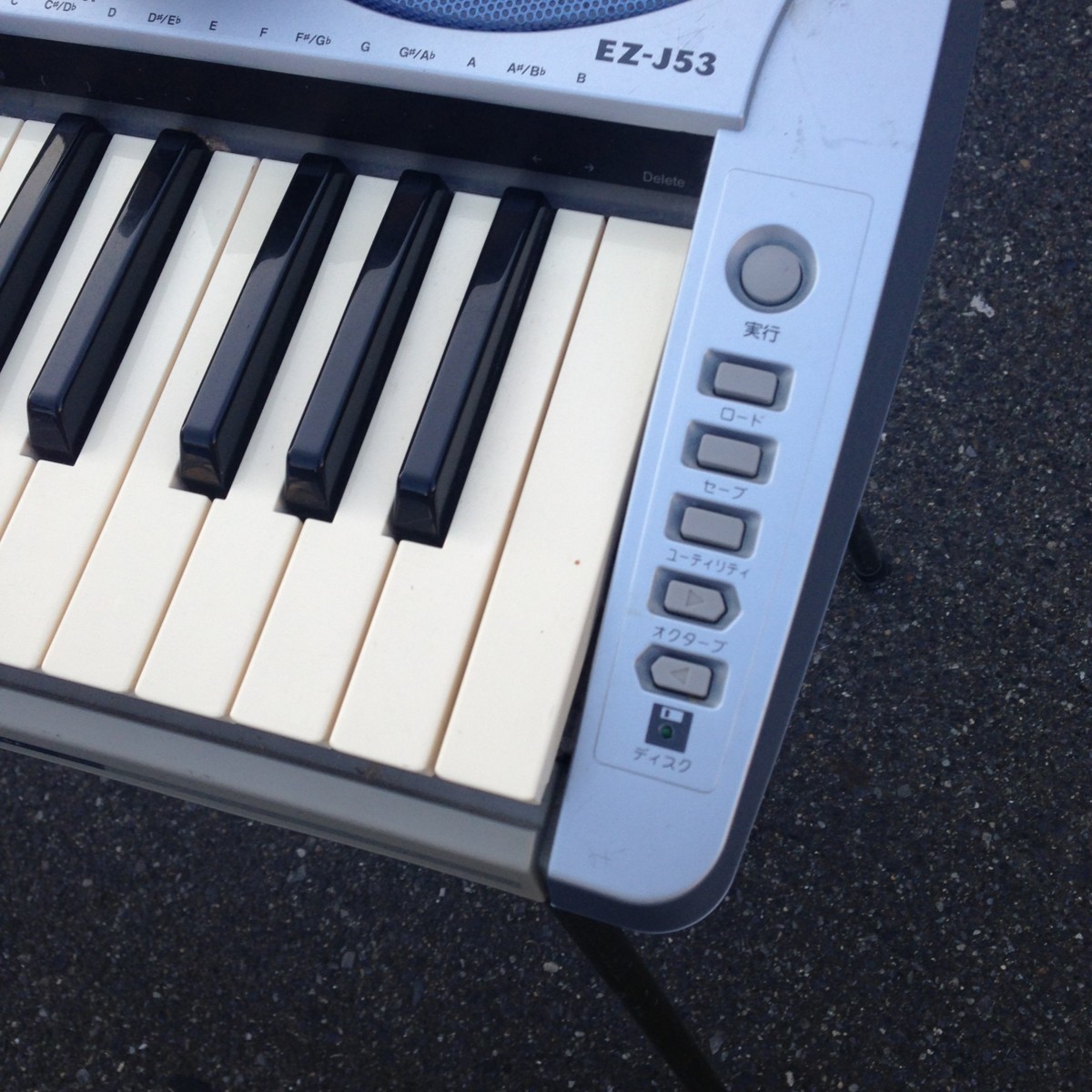 美品 YAMAHA 電子キーボード EZ-J210 61鍵 【スタンド付き】の