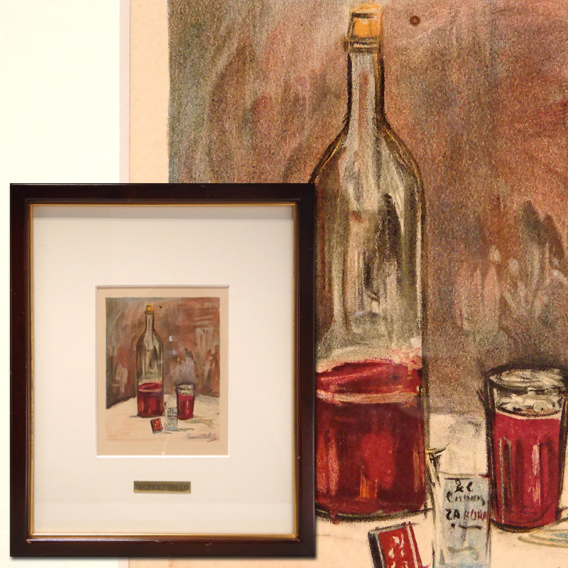 慶應◇近代フランス人気画家【Maurice Utrillo モーリス・ユトリロ】作