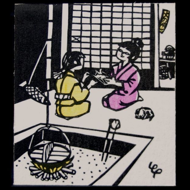 滝平二郎【東大寺南大門（仁王）】 切り絵 滝平二郎【東大寺南大門（仁王）】 切り絵