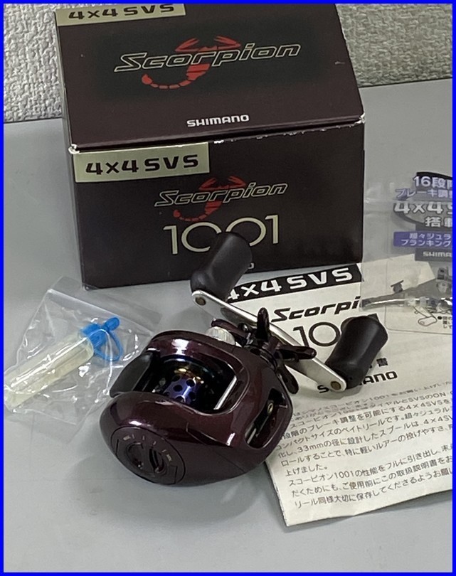 名機【SHIMANO Scorpion シマノ 00スコーピオン1001 ベイトリール 4×4