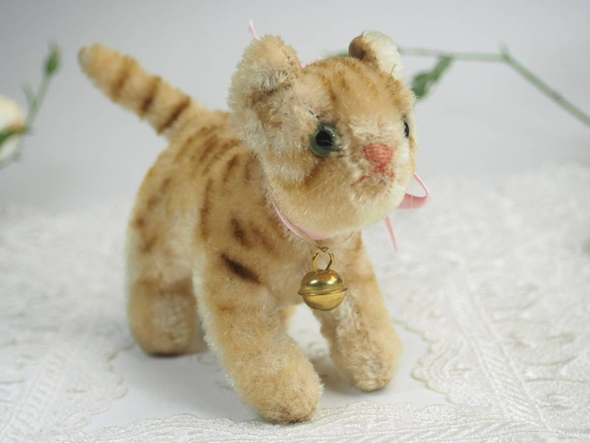 シュタイフ☆Cat Tapsy 11cm☆ネコのタプシー/キャット☆Steiff 送料