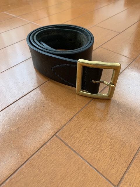 ☆特価☆VISVIM☆PLAIN BELT 40MM☆レザーベルト☆日本製☆サイズ32