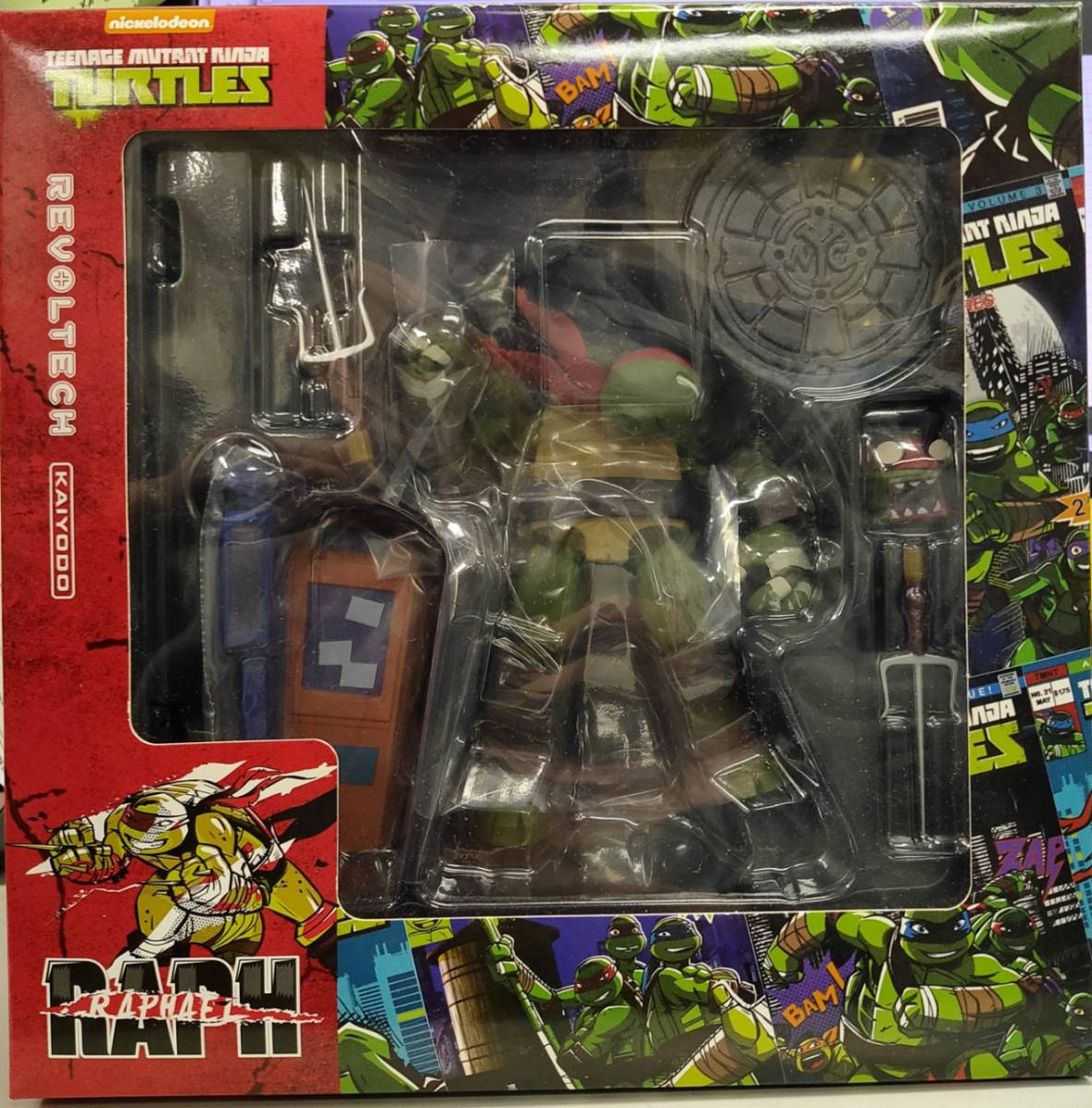 新品】24：新品 リボルテック ラファエロ ミュータント ニンジャ 