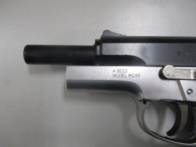 ジャンク/エアガン/マルゼン S&W MODEL NO.59 A8010 スミス
