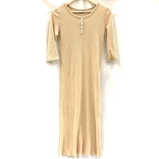 1円 シールームリン サイズ F 七分袖 マキシ丈 ワンピース ボタン コットン レディース ブラウン 茶 Searoomlynn の落札情報詳細 ヤフオク落札価格情報 オークフリー スマートフォン版