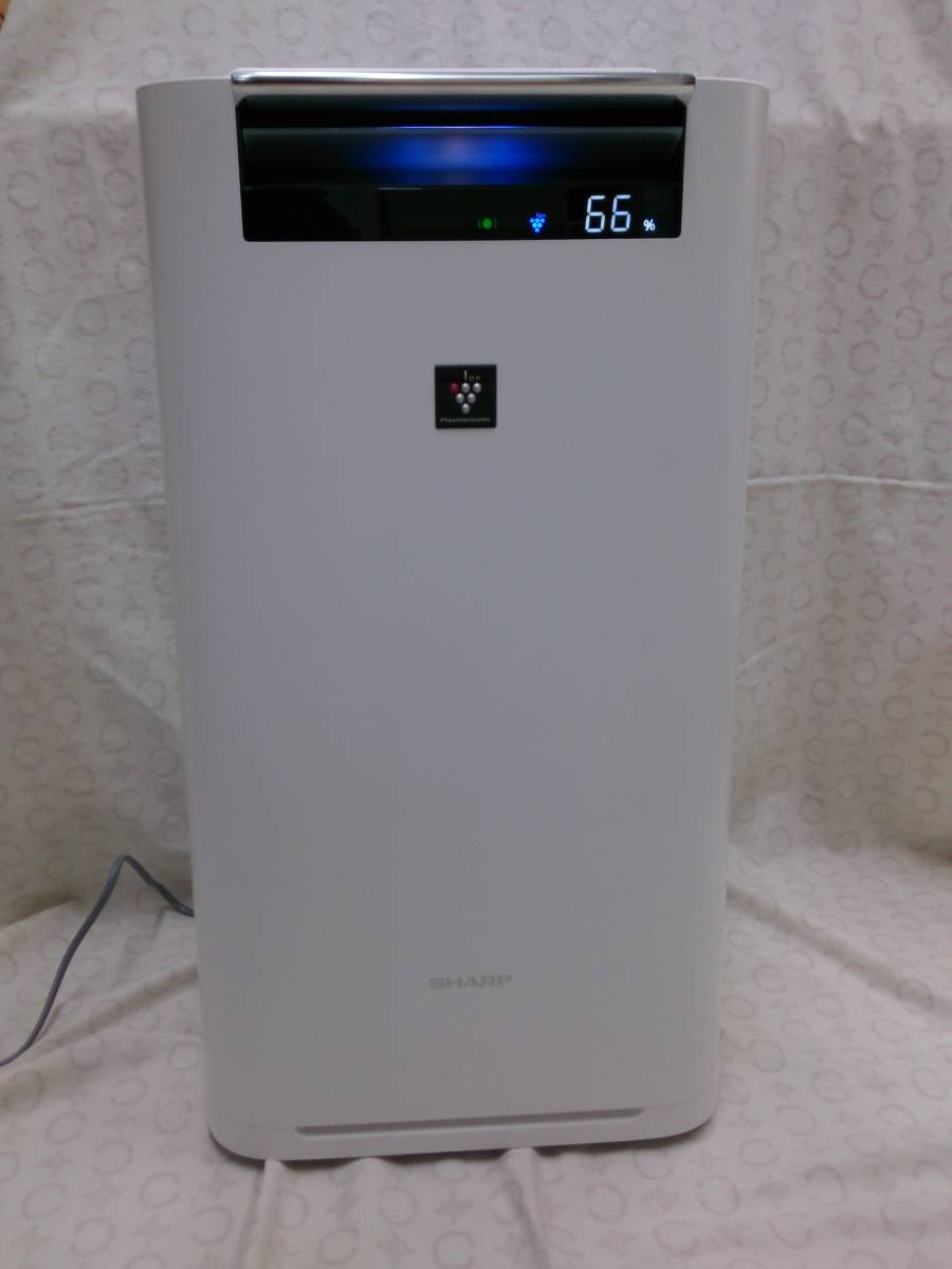 Sharp 加湿空気清浄機 高濃度プラズマクラスター Ki Gs50 W ホワイト 箱 取説 使い捨てプレフィルター付き の落札情報詳細 ヤフオク落札価格情報 オークフリー スマートフォン版