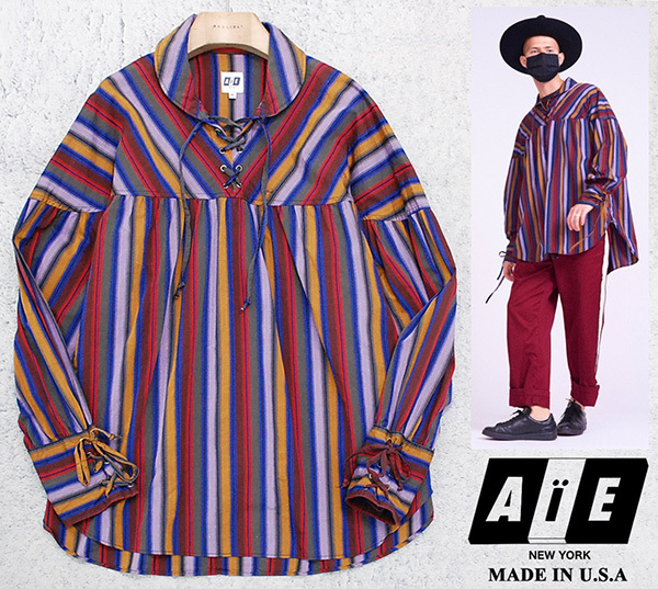 激レア!! AiE 21aw ペインターシャツ PAINTER SHIRT L（AiE
