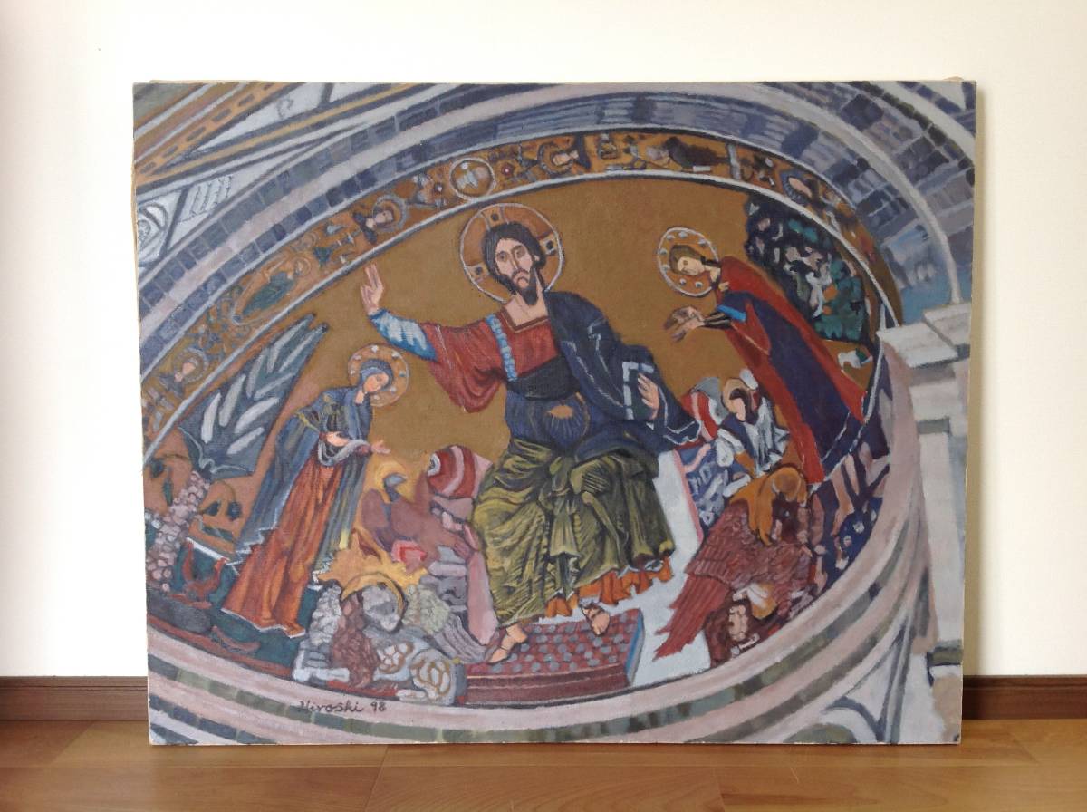 F40号油絵横たわる人体