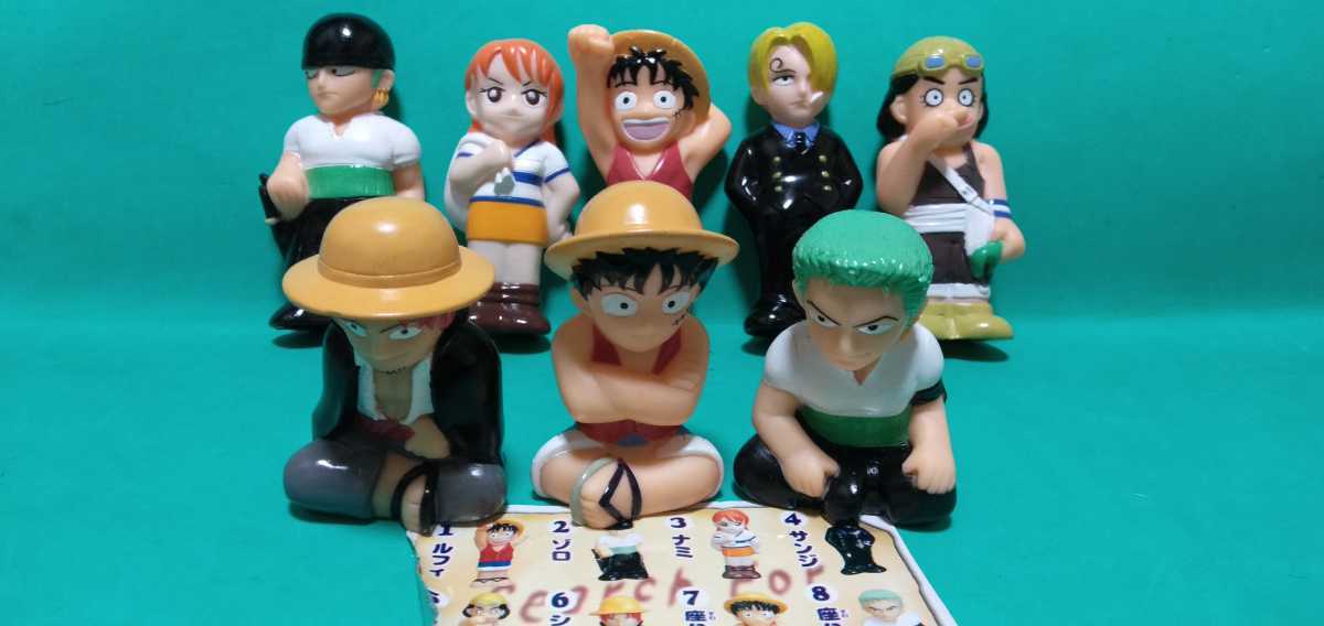 希少品 2000年発売 食玩 ワンピース ゴムゴムのグミ オマケの彩色