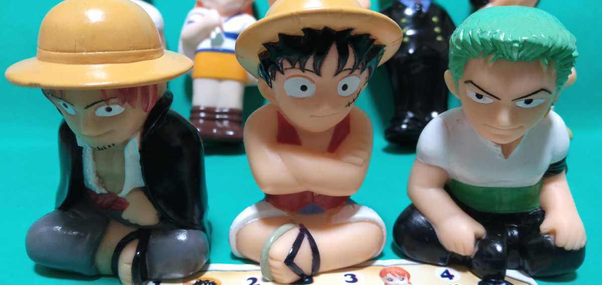 希少品 2000年発売 食玩 ワンピース ゴムゴムのグミ オマケの彩色