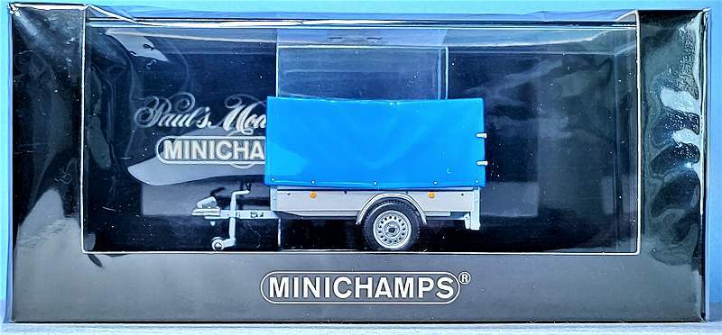 Minichamps 】 1:43 1-axle Trailer with Canvas (#400-905220)の落札