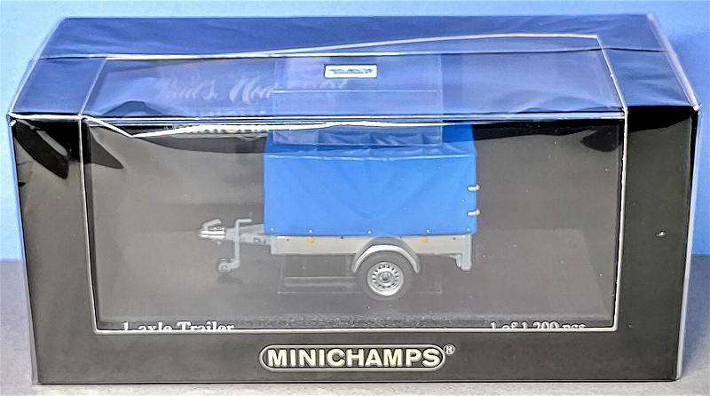 Minichamps 】 1:43 1-axle Trailer with Canvas (#400-905220)の落札