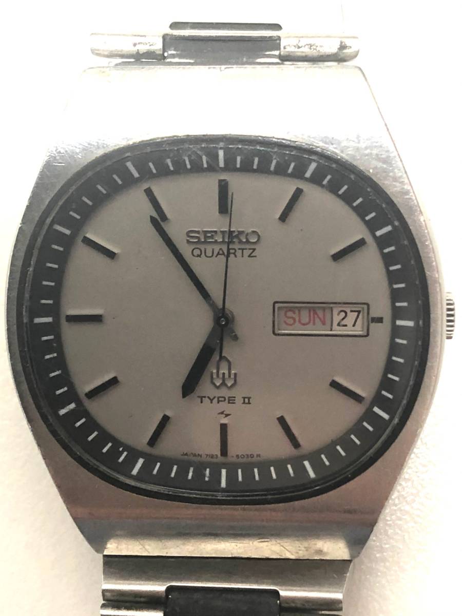 爆安！！1円スタート！SEIKO セイコー 腕時計 TYPE Ⅱ 7123-503A
