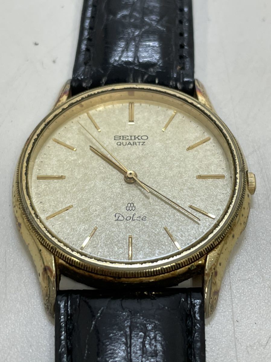 SEIKO セイコー 9641-8000 クォーツ DOLCE ドルチェ ゴールドカラー
