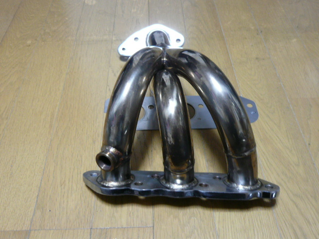シルクロード製 K6Aエンジン NA用 ステンレス製エキマニ 美品 アルト