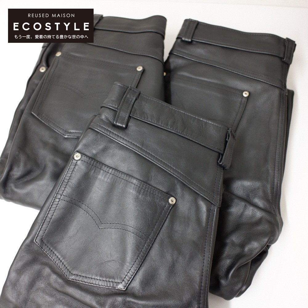 SchottSCH-600US Straight (7449) レザーパンツ牛革 Schott N.Y.C 【正規代理店】Schott ショット 600US LEATHER