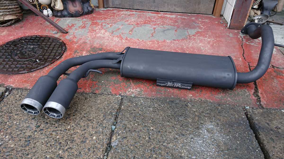 ホンダ ワンダーシビック？ E-AT ZC 当時物 無限マフラー リアのみ