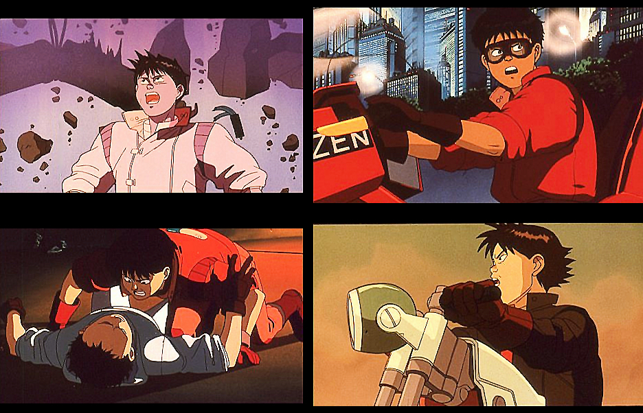 劇場版 AKIRA 35mm 映画フィルム 12枚 大友克洋 金田 バイク 鉄雄