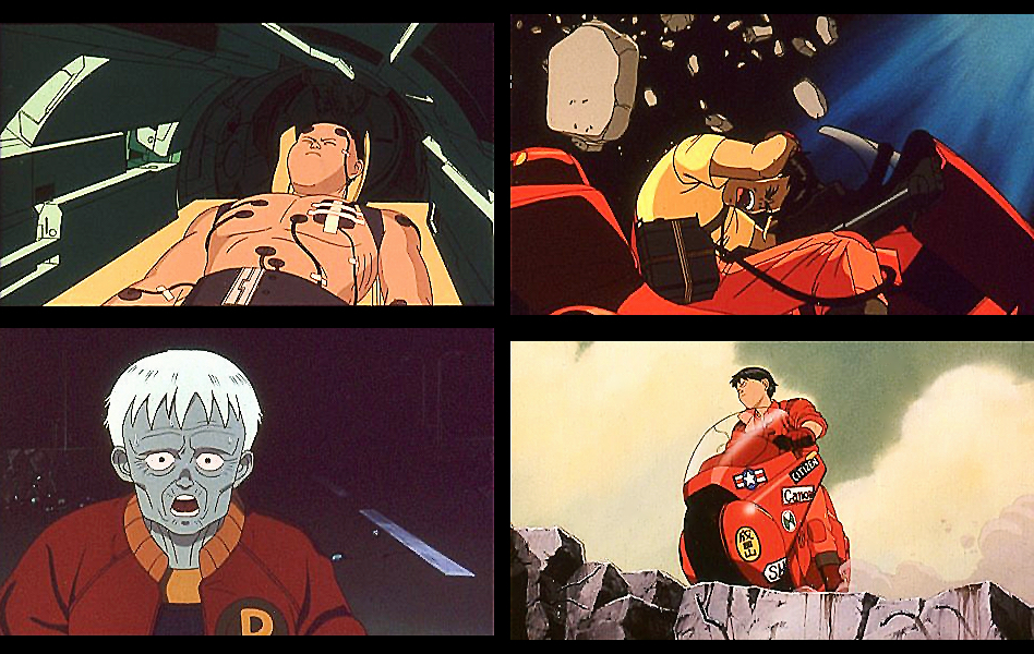 劇場版 AKIRA 35mm 映画フィルム 12枚 大友克洋 金田 バイク 鉄雄