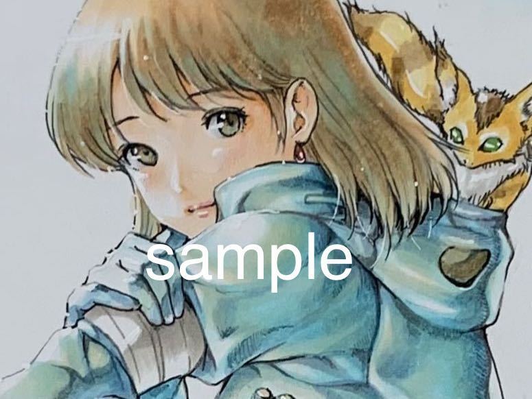 新品】同人手描きイラスト 風の谷のナウシカ (ナウシカ) A5サイズの
