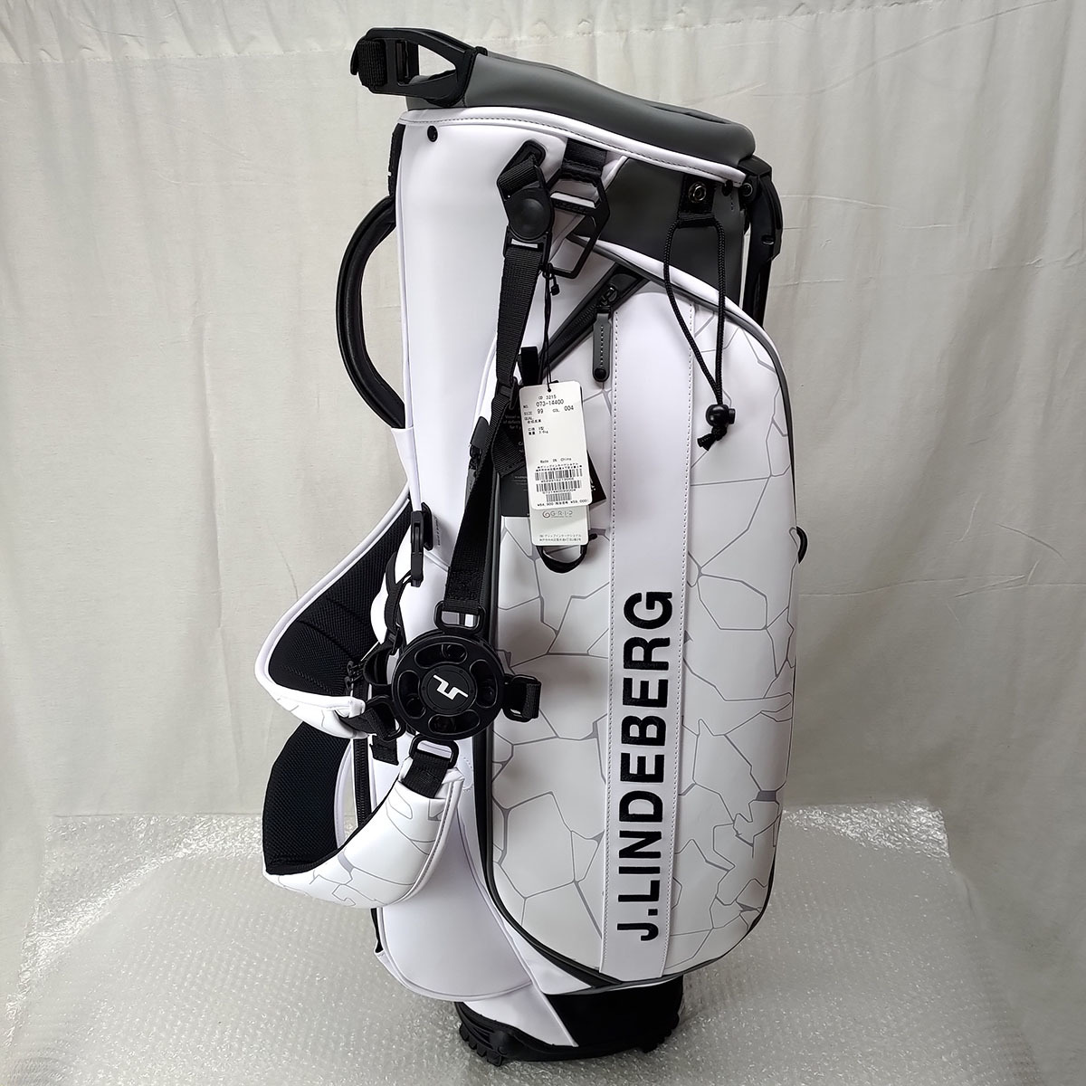 Vessel × J.Lindeberg ホワイト キャディバッグ Vessel × J.Lindeberg ホワイト キャディバッグ