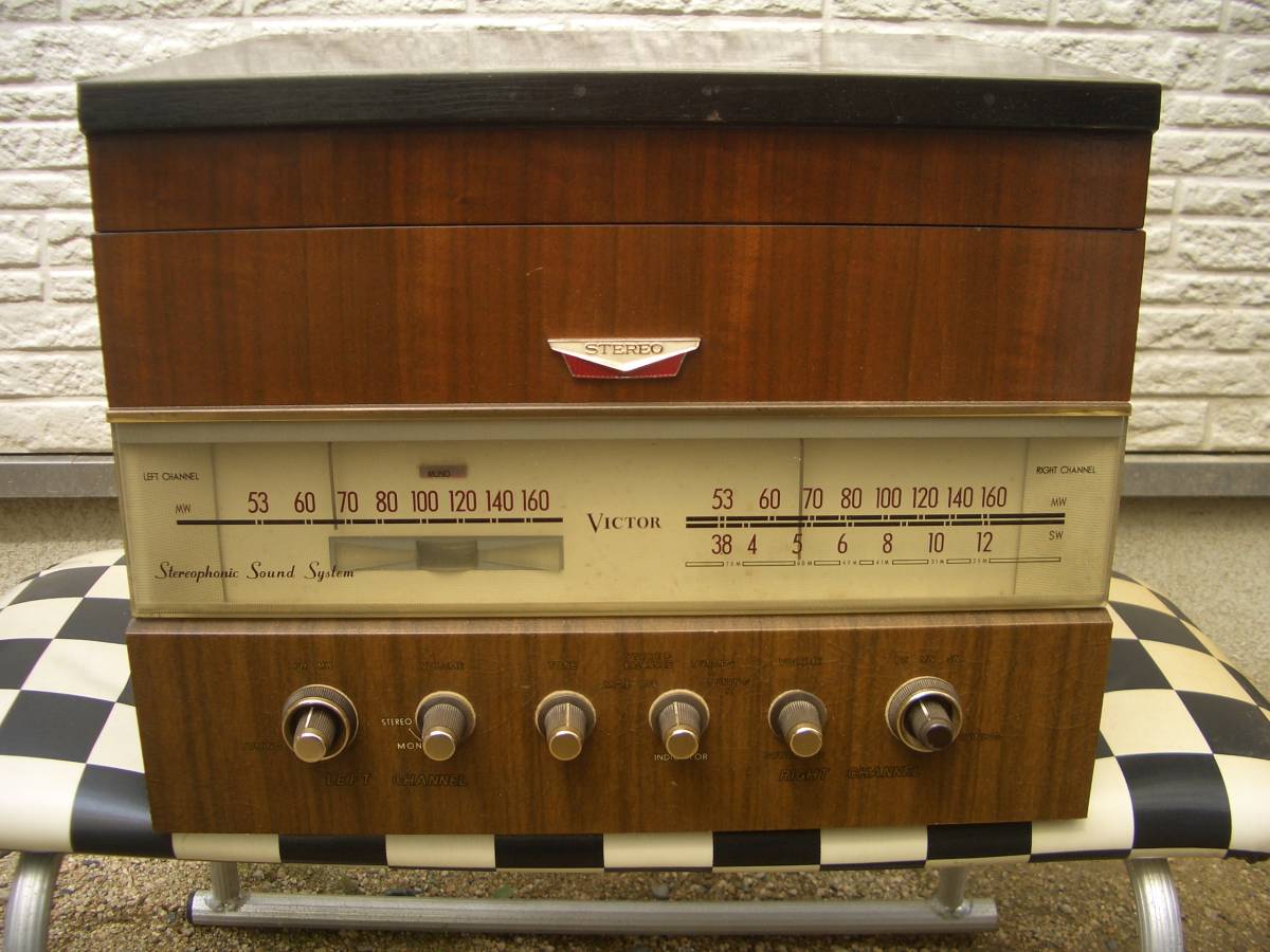 ビクターステレオbr34 昭和 1960年代頃 鳴ります きれい の落札情報詳細 ヤフオク落札価格情報 オークフリー スマートフォン版
