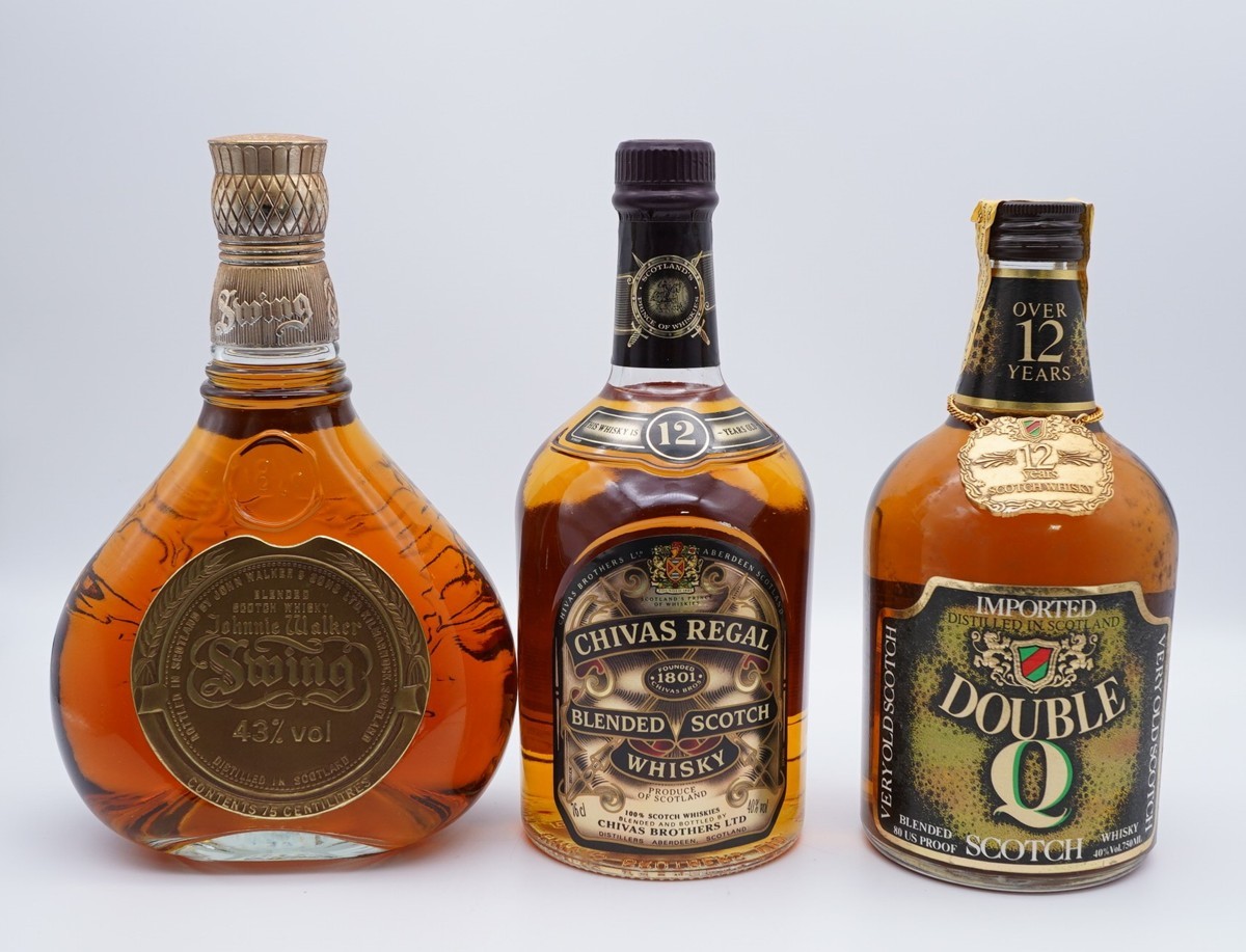 ○古酒○スコッチウィスキー3本セット シーバスリーガル 12年