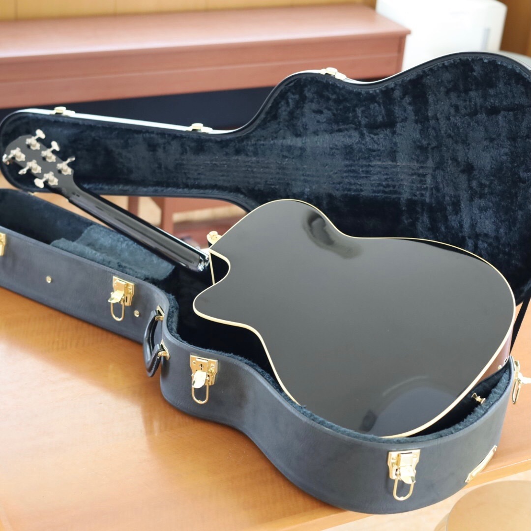 USED美品】K.yairi WY-2 BK 高級エレアコギター □ 定価21万円