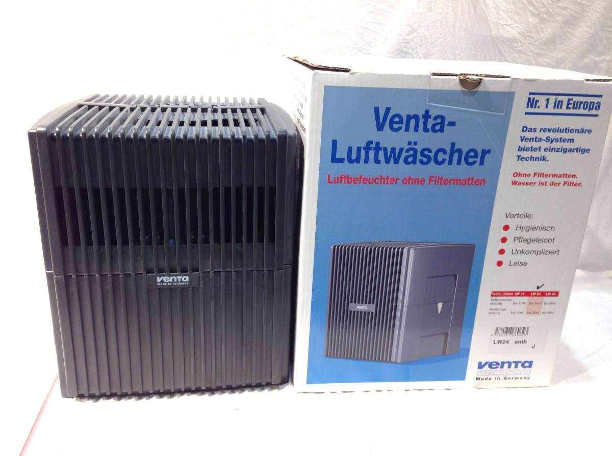 Venta ベンタ・LW-24 黒 エアーウォッシャー 加湿器 空気清浄機 venta